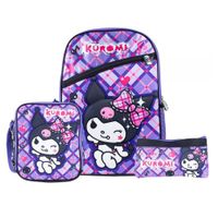 SET MOCHILA DLX OFICIO EVA 3D KUROMI 804814