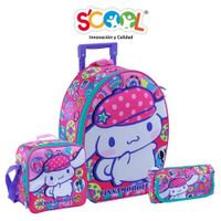 SET MALETA SCOOL RANGER EVA 3D CINNAMOROLL 804459