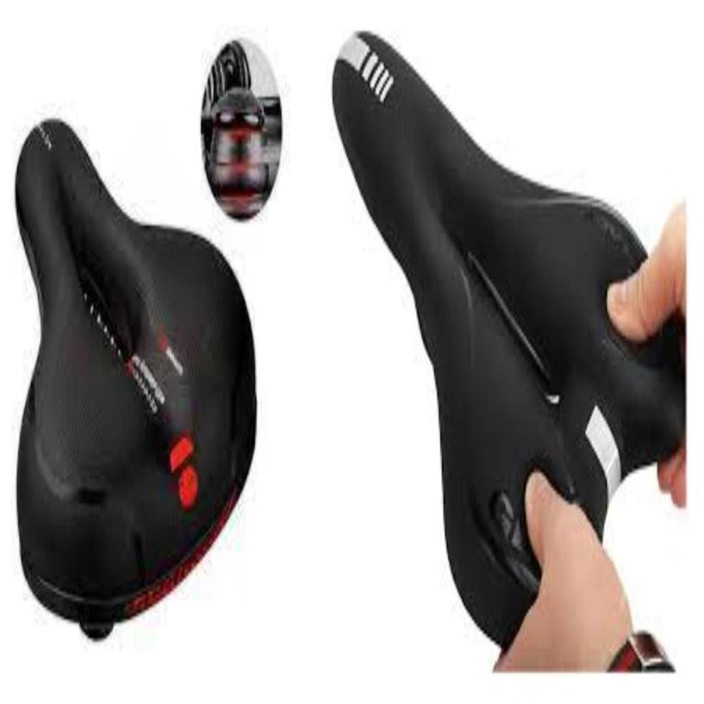 Asiento Sillin Ancho + Delgado Para Bicicleta Paseo Y Mtb