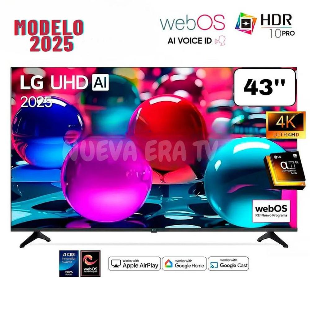 TELEVISOR LG 43"" 43UA7300PSB 4K UHD AI SMART TV - 2025