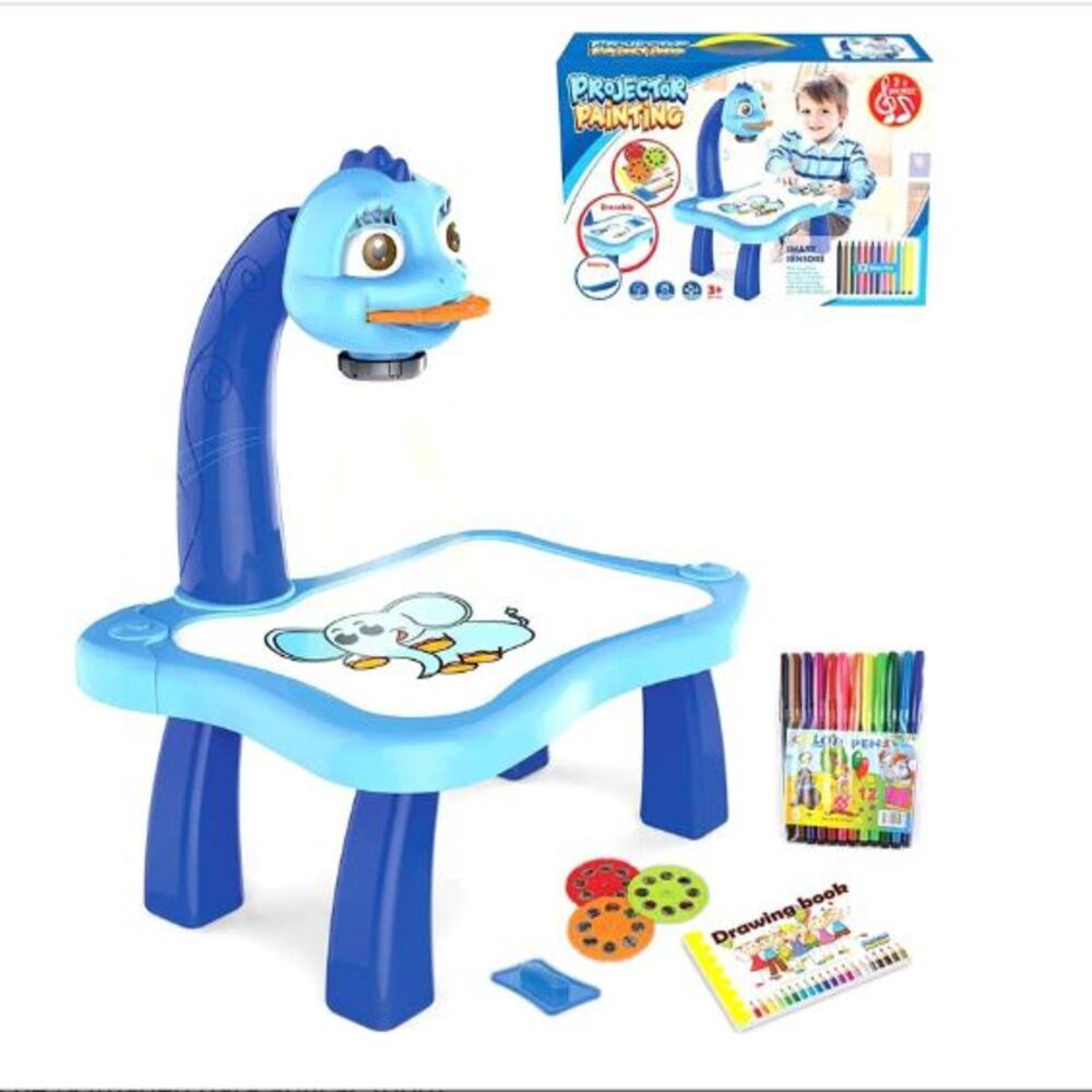 Juego proyector de mesa de pintura -  Azul