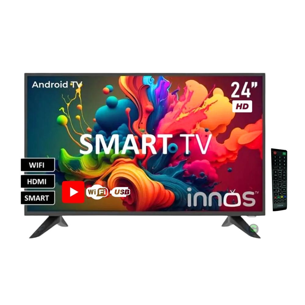 Televisor INNOS 24"" LED HD Smart TV S2402KU con Android 14