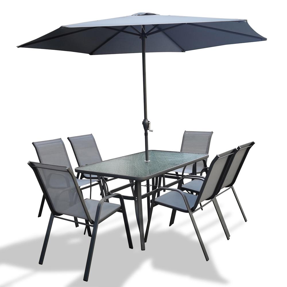 Juego de Comedor Terraza 8 Piezas Maceio