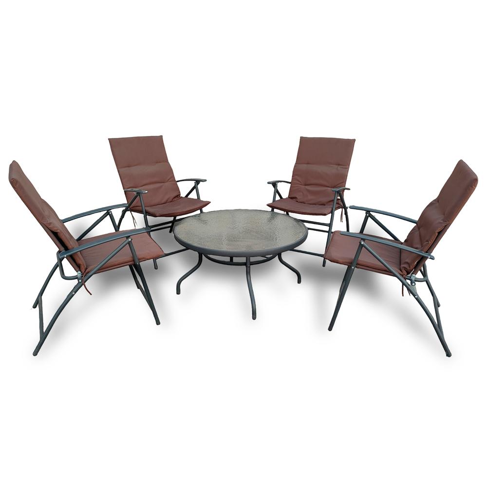 Set de Terraza 4 Sillas + Mesa Ipanema