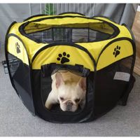 Corral Plegable Portatil Jaula Gato Perro Mascotas  -Talla M