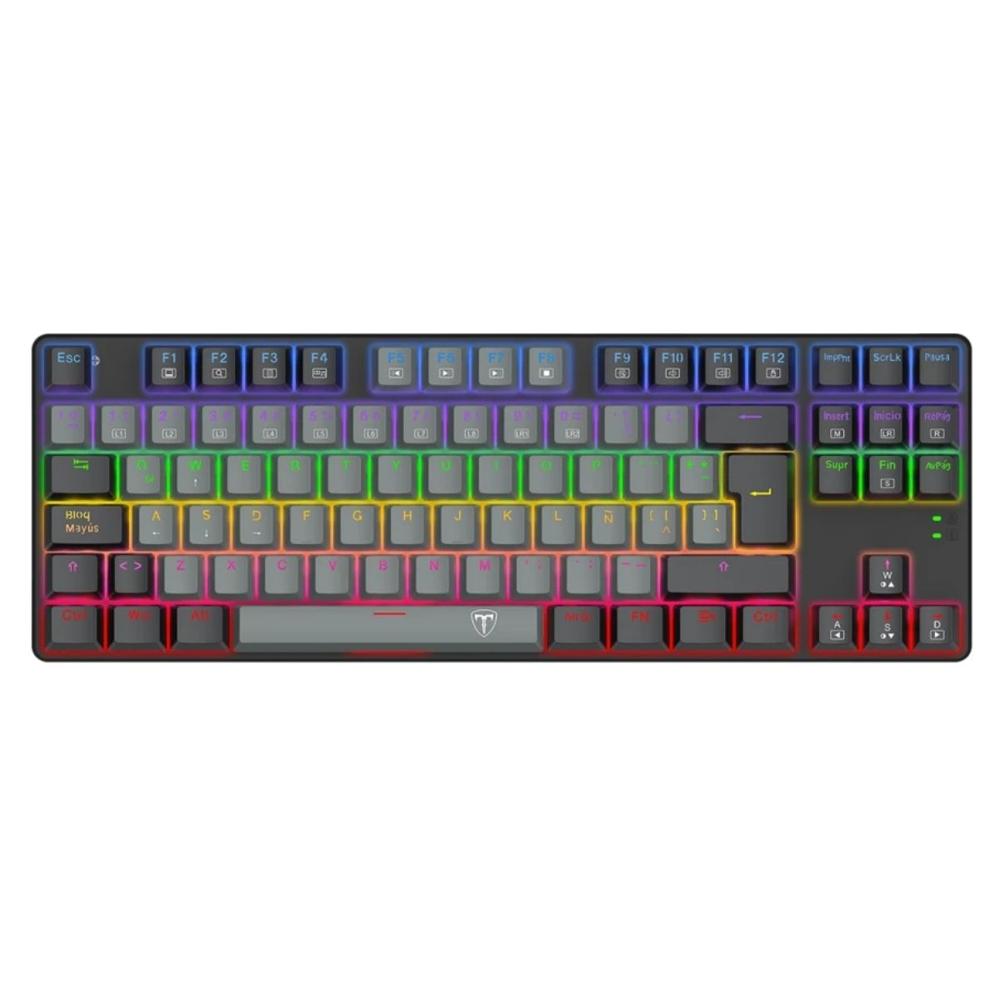 Teclado T-Dagger Bora TGK313 TKL Rainbow Spa Grey/Black