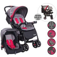 Coche Con Porta Bebe BRAVIAR 1092 Red