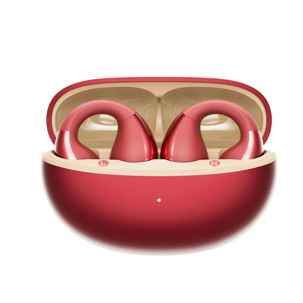Audífonos inalámbricos QCY Crossky C30S Rojo Bluetooth 6.0