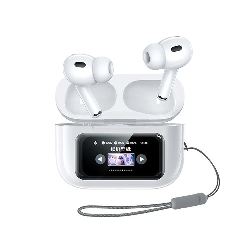 Audífonos Remax Cozybuds W30N BlancoBluetooth 5.4 + Pantalla