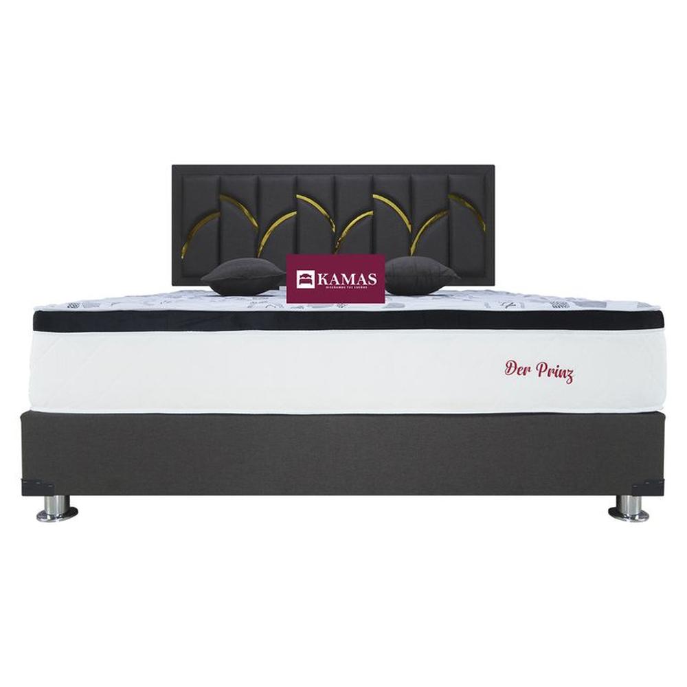 DORMITORIO KAMAS KING DER PRINZ + CABECERA AEREA SIDNEY - CHOCOLATE Marrón DORMITORIO KAMAS KING DER PRINZ + CABECERA AEREA SIDNEY - CHOCOLATE Marrón
