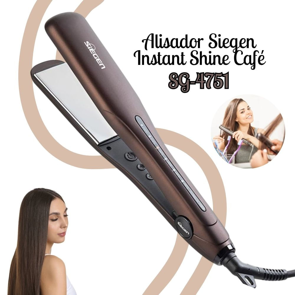 Alisador Siegen Instant Shine Café - SG-4751