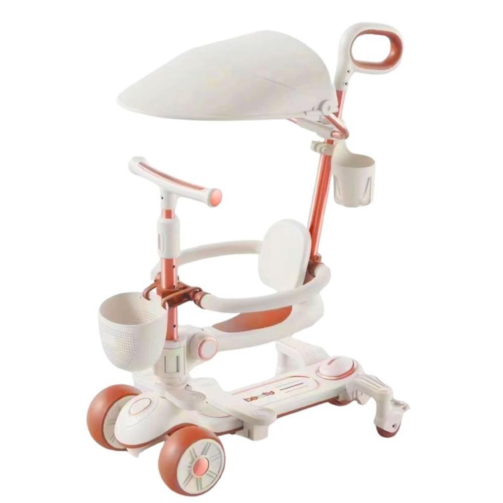 SCOOTER 6 EN 1 WHITE MUSICAL CON LUCES