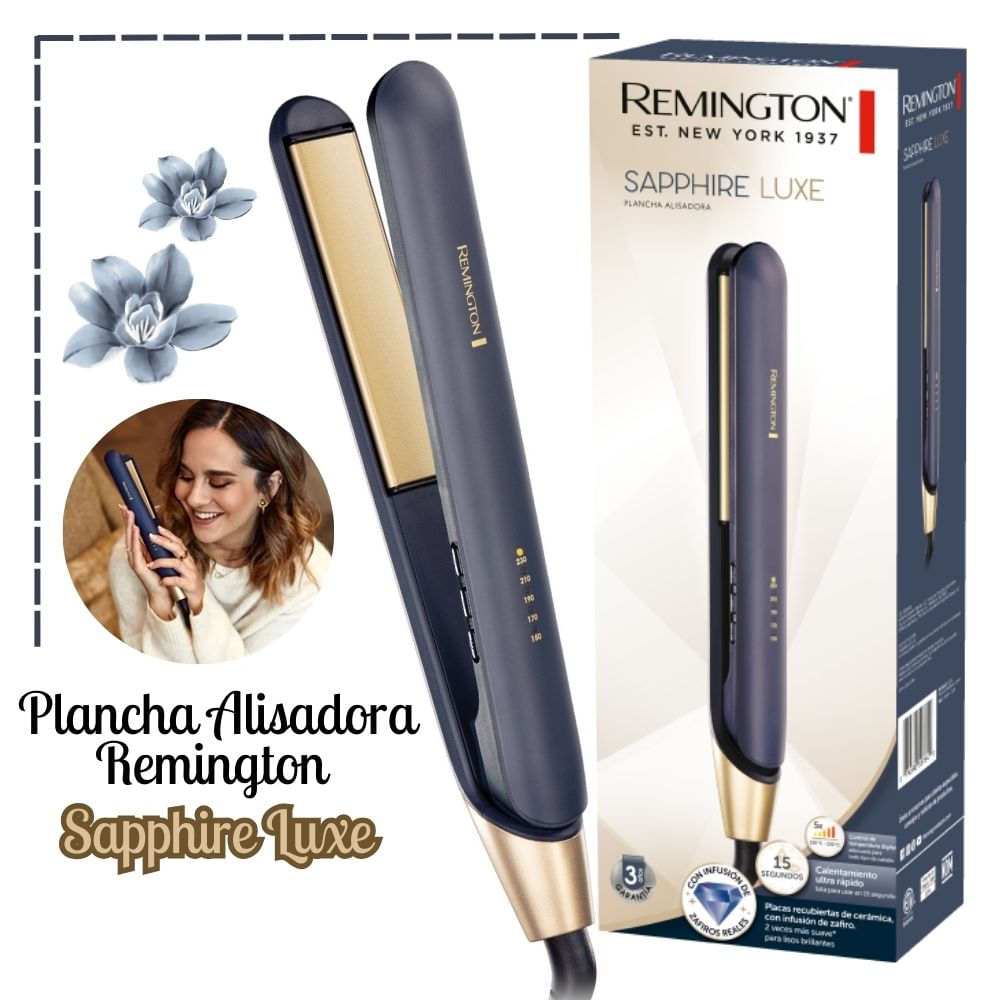 Plancha Alisadora Remington Sapphire Luxe - S5805