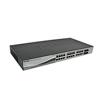 Switch Web Smart D-LINK DGS-1210-28, 24 RJ-45 LAN GbE, y 4 puertos SFP