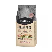 Alimento Ownat Just Gato Adulto Libre Granos Sabor Pollo 8Kg