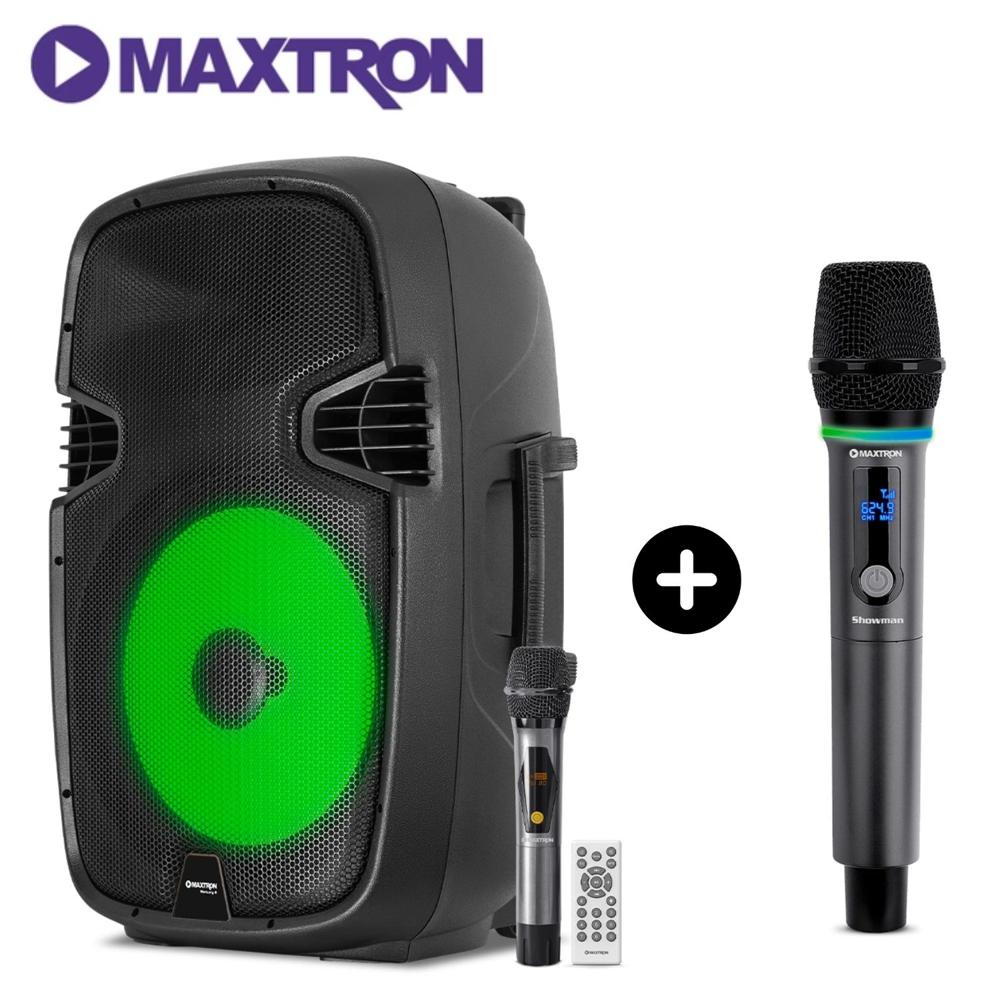 Parlante Maxtron Merkury MX 1508 USB BT TWS 02 Microfonos Conex. AC