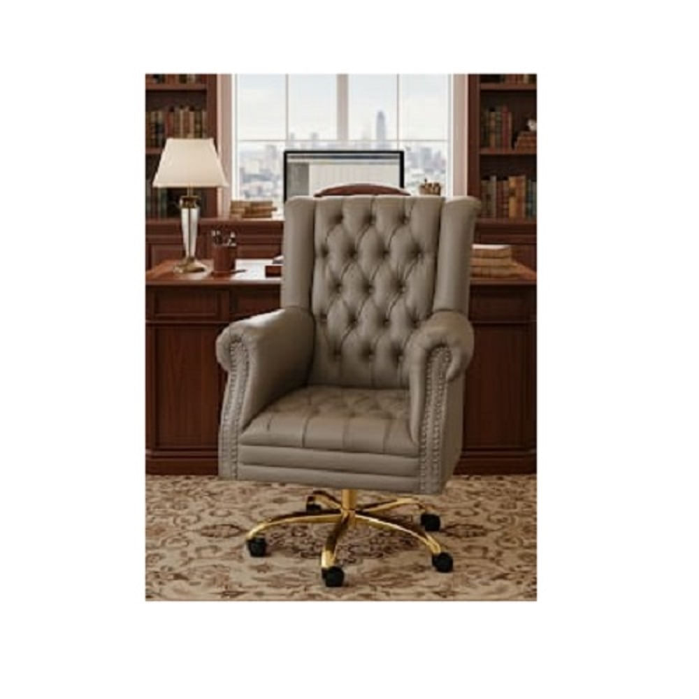 SILLA GERENCIA GIRATORIA OUTLET CYBER MOBILIAR CHESTERFIEL TABACO