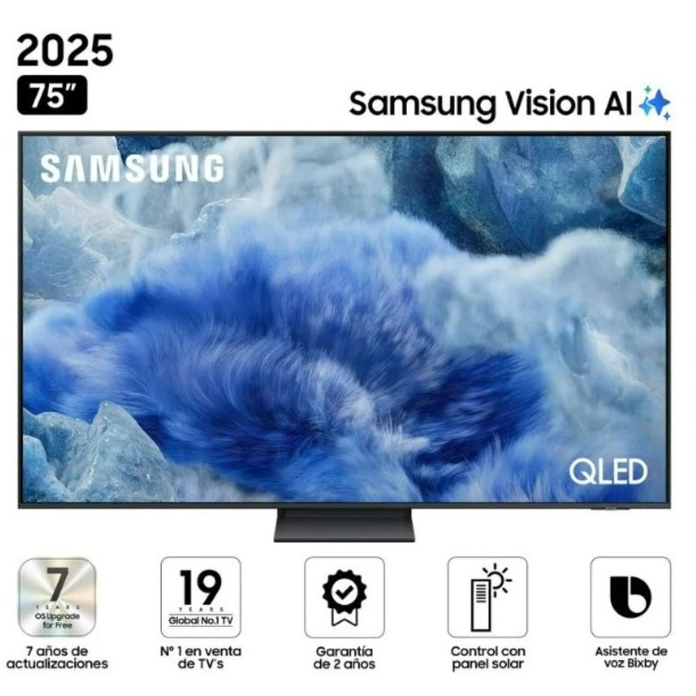 Televisor Samsung 75"" QLED Smart UHD 4K Vision Ai 75Q8F