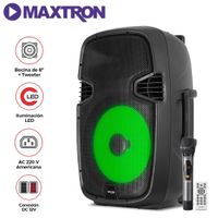 Parlante Maxtron Merkury MX1508 USB BT TWS 01 Micrófono Conex. AC