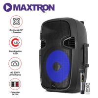 Parlante Maxtron Merkury MX1510 USB BT TWS 01 Micrófono Conex. AC