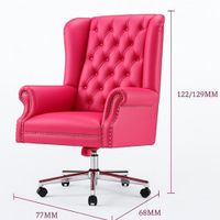 SILLA GERENCIA GIRATORIA OUTLET CYBER MOBILIAR CAVALIERO FUCSIA