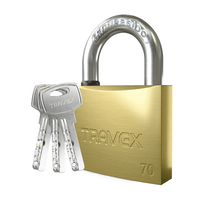 Candado con llave Multipunto Alta Seguridad 70mm Travex