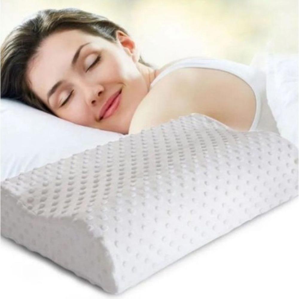 Almohada viscoelastica memory pillow funda con cierre