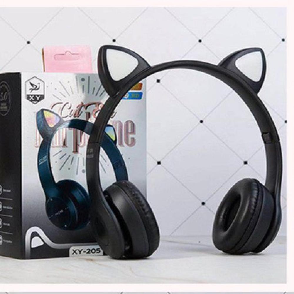 Auriculares inalámbricos Bluetooth con Orejas de Gato - Niños y Niñas