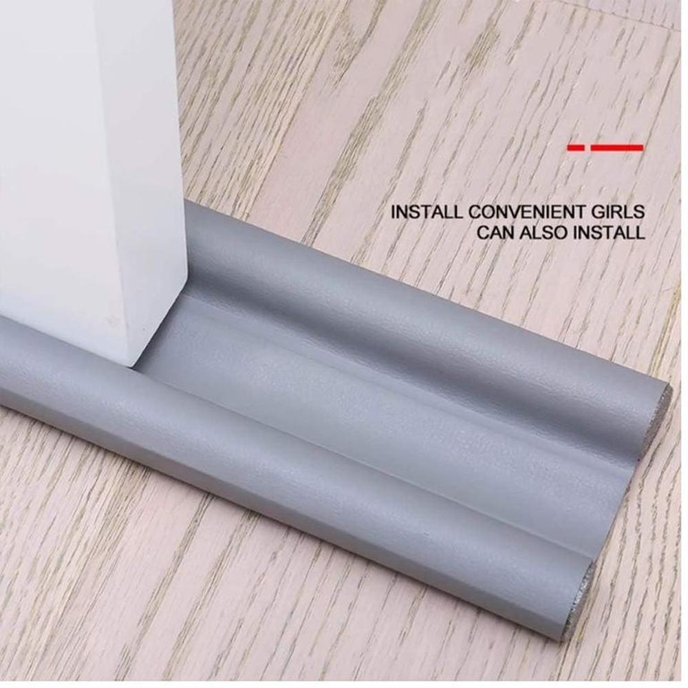 Pack x 2 Burletes Flexible de Espuma 95cm Protección de Puertas -Gris