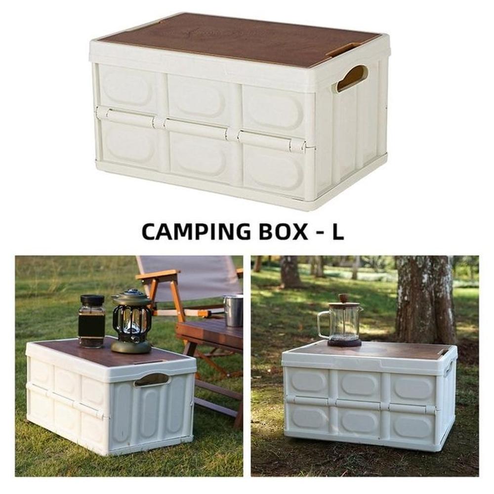 Caja de Almacenamiento Portatil y Plegable para Acampar