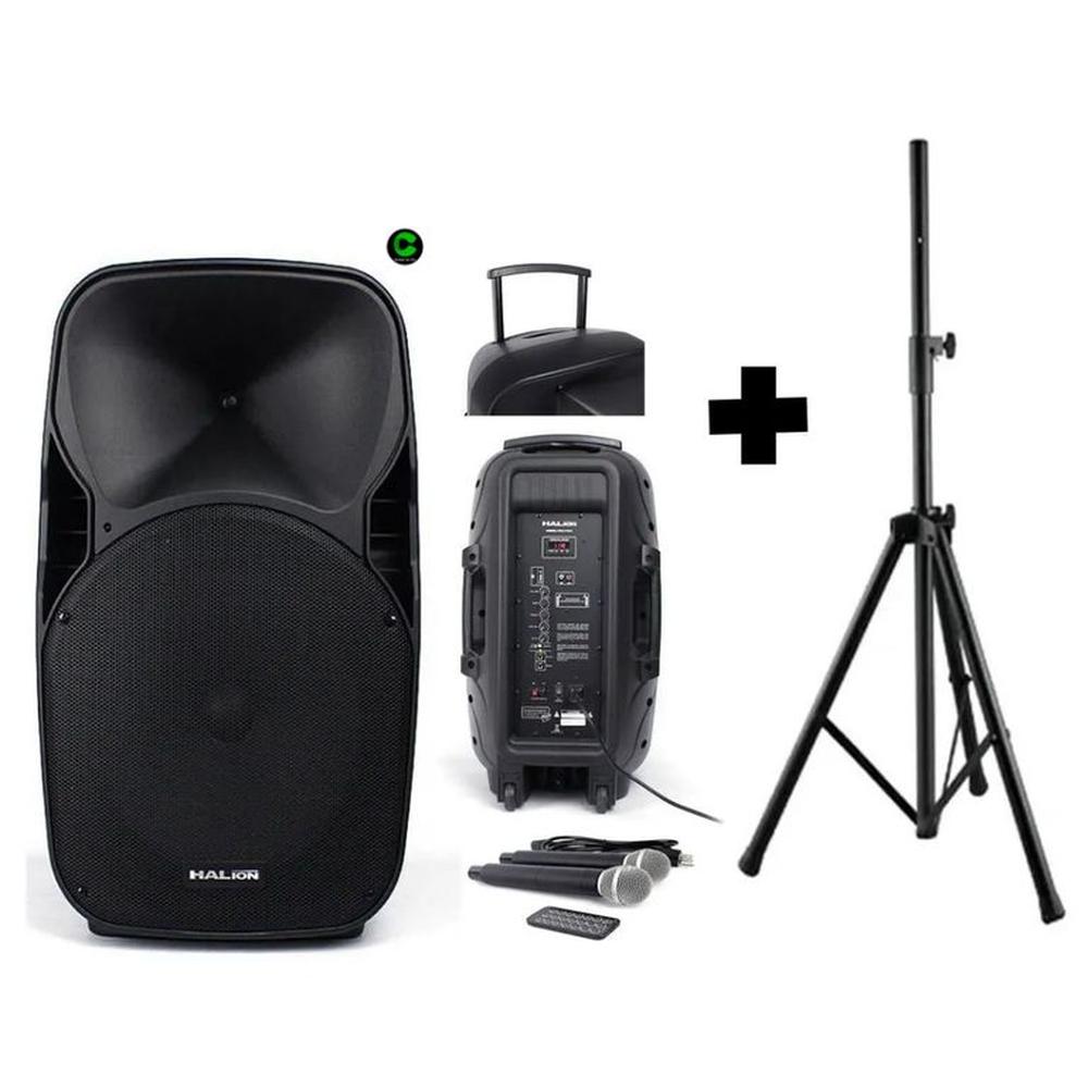 Combo Parlante Activo PHA-15AL Recargable +TRIPODE SPS502M