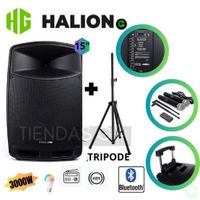 Parlante activo 15 halion PHA-15F 2UHF - 3000W + TRIPODE