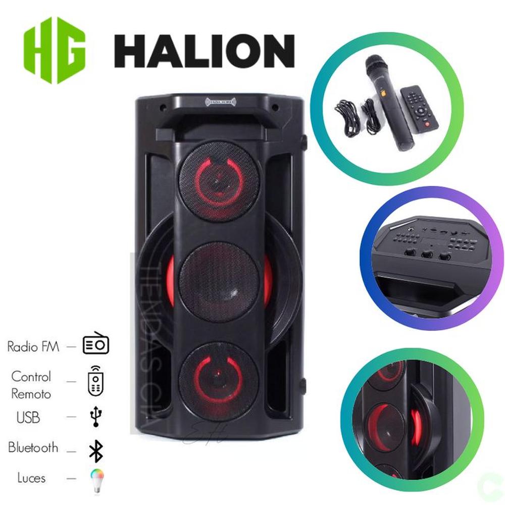 Parlante Portatil  HALION HA-R62 CON BATERIA 250W