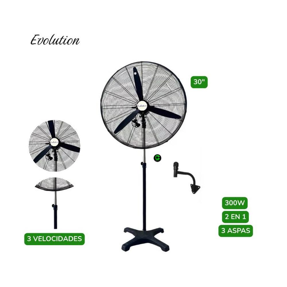 Ventilador Industrial Evolution 30"" 2 en 1 300W