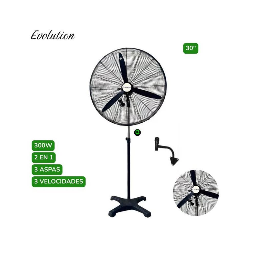 Ventilador Industrial Evolution de 30"" 2 en 1 300W Tornado
