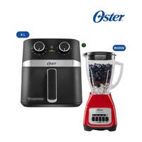 Combo Oster Freidora 4L CKSTAF401MDF y Licuadora