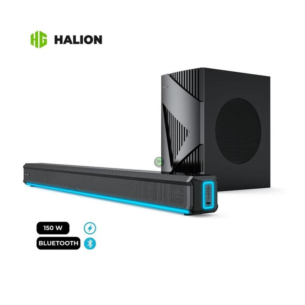 SOUNDBAR Halion HA-S45C 150W Bluetooth y Luz Led