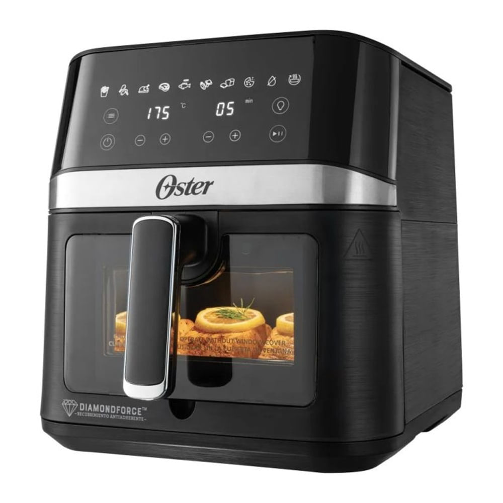 Freidora de Aire Digital Oster 6L CKSTAF60WDDF-053 10 Funci Negro