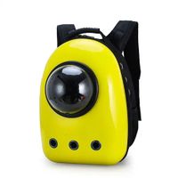 Mochila Espacial Para Gatos Y Perros Amarillo