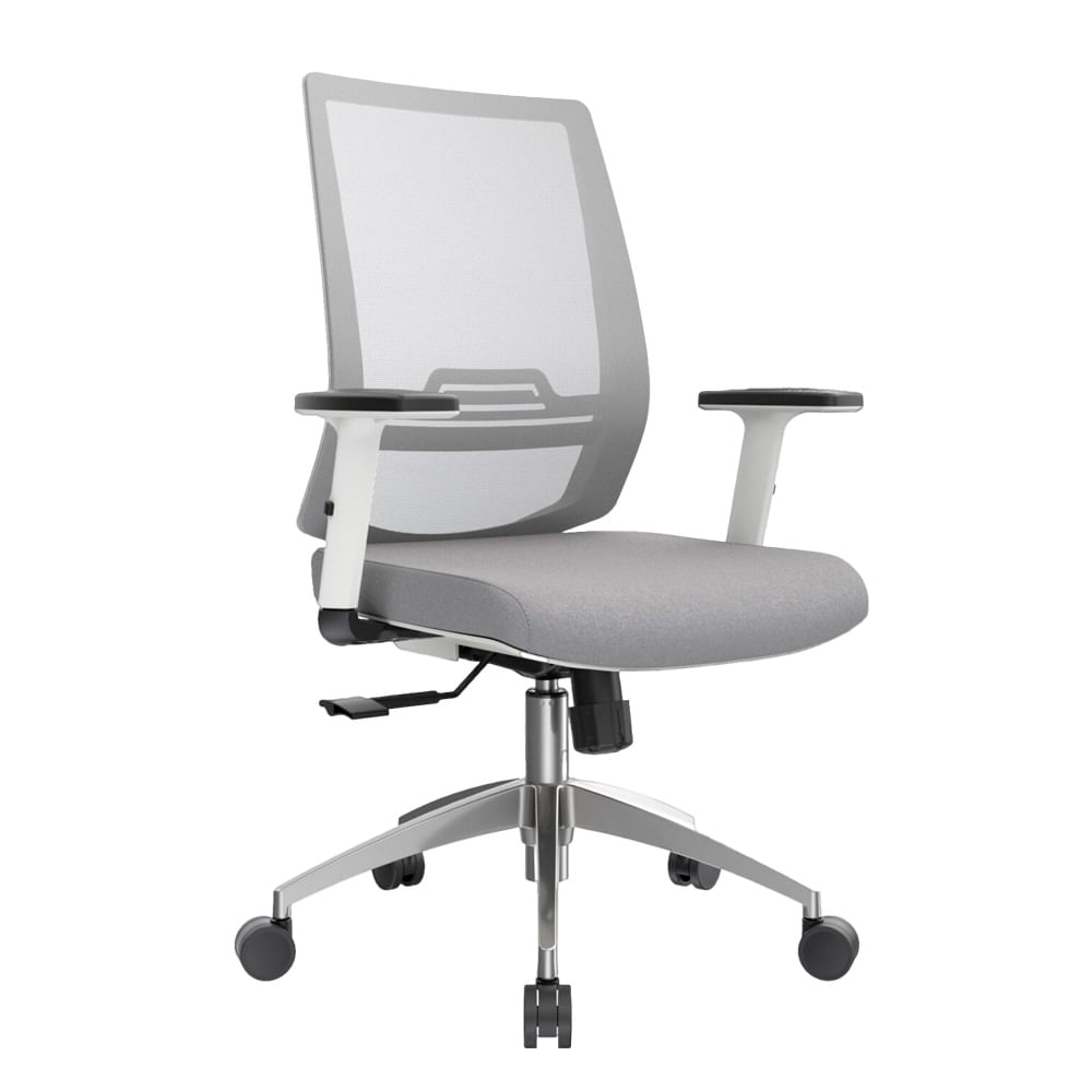 Silla Ergonómica Reclinable Dubai Gerente Gris Ofideas