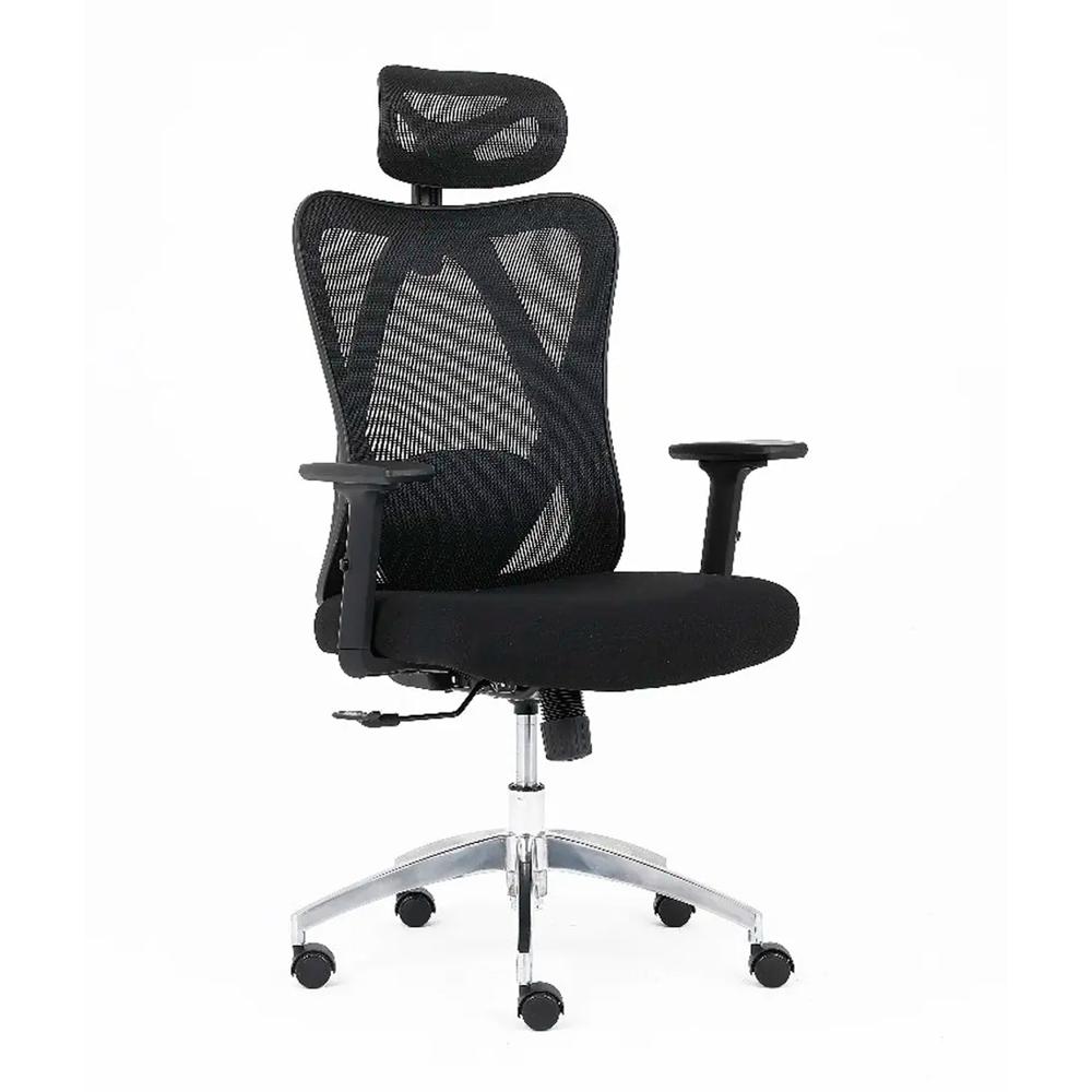 Silla De Oficina Ergonómica Presidente Kendo Color Negro Aluminio Ofideas
