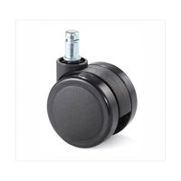 Pack 5 Ruedas Garruchas Giratorias Para Sillas De Oficina Gerente Europa Nylon 50 Mm Ofideas