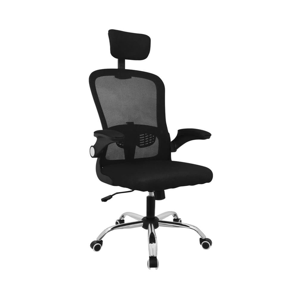 Silla Ergonómica Evok Brazos Abatibles Negro Ofideas