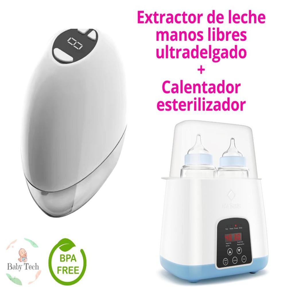 Extractor de Leche Manos LIbres Ultradelgado Calentador