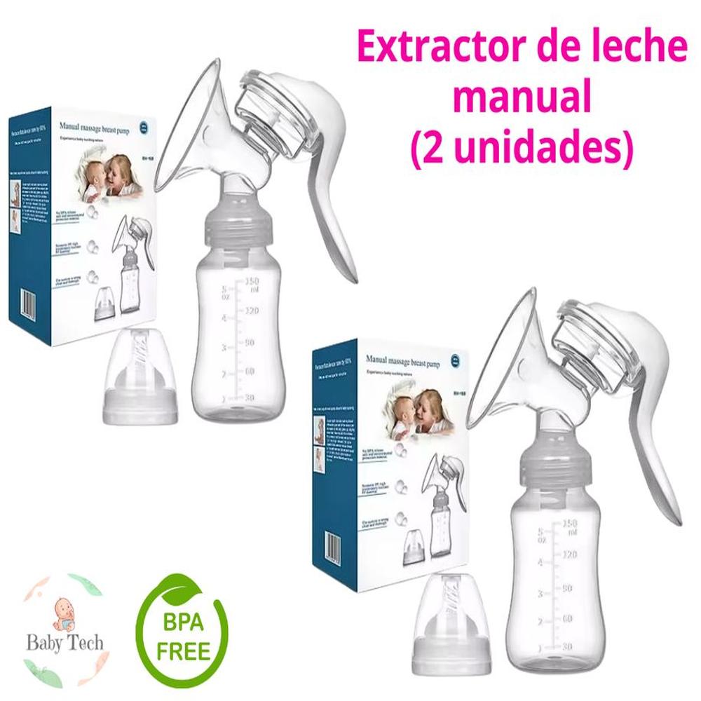 Extractor de Leche Manual 2 Unidades