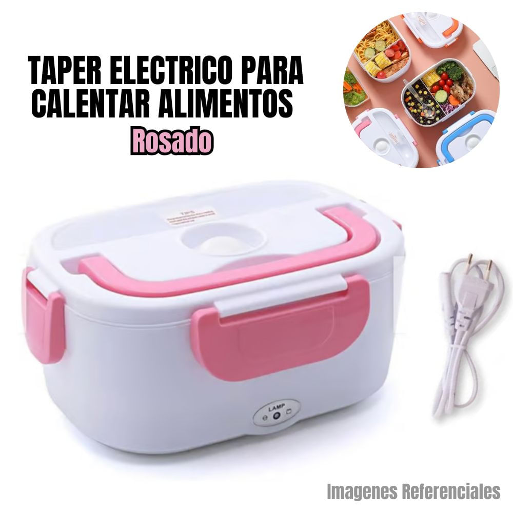 Taper Electrico para Calentar Alimentos - Rosado