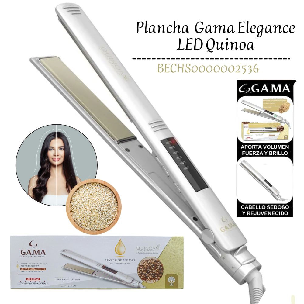Plancha Alisadora Gama Quinoa Led