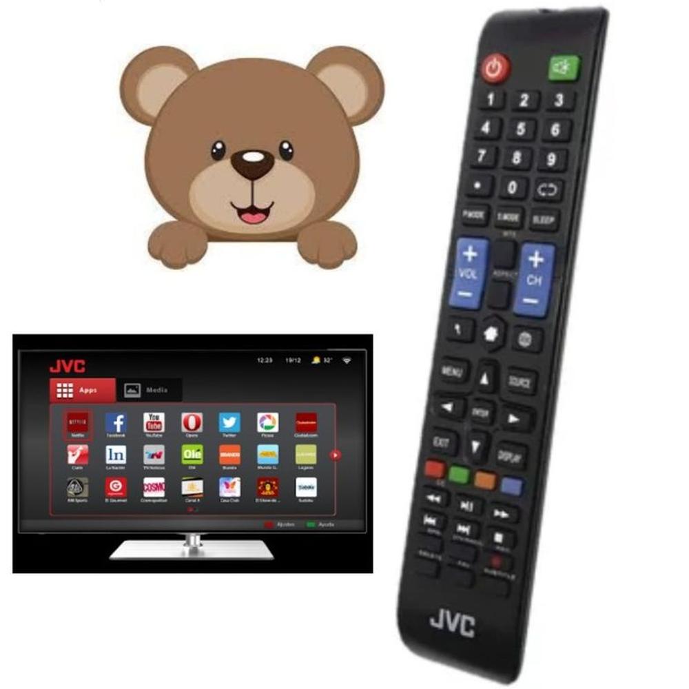 Control Remoto JVC para Smart Tv Led