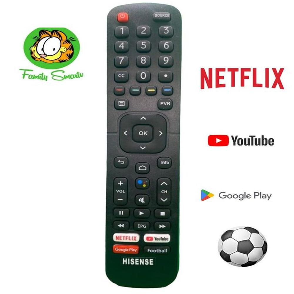 CONTROL REMOTO HISENSE SMART TV MOD: 2022