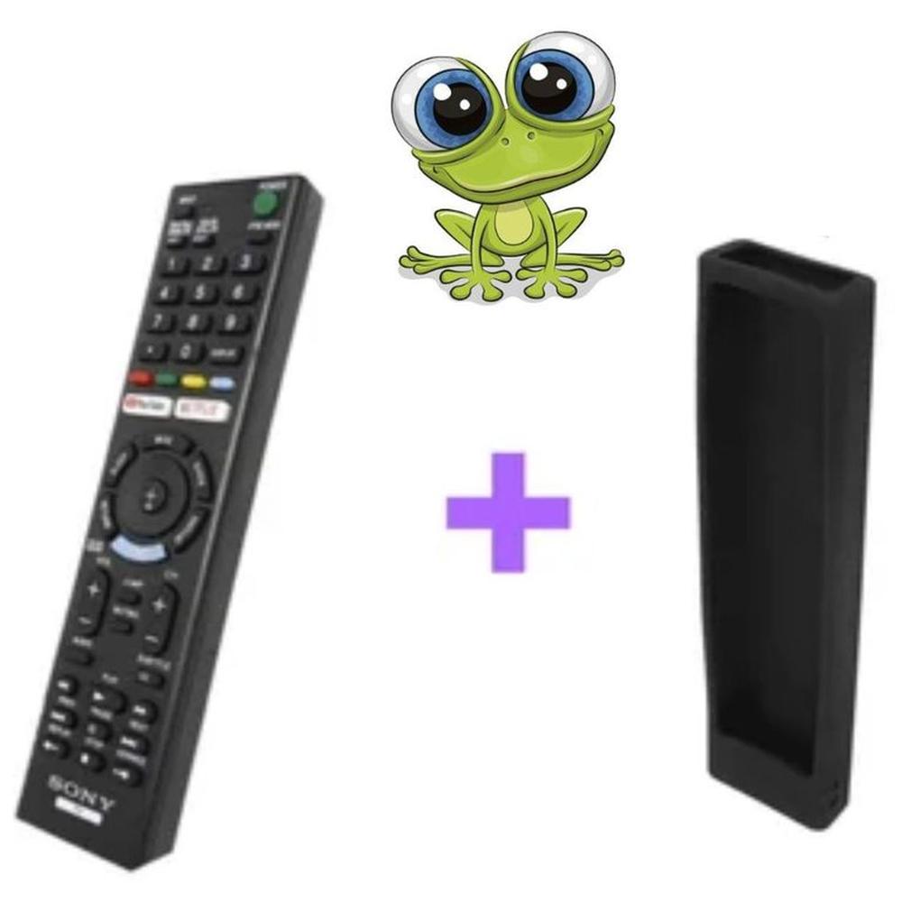 Control Remoto Sony TV Smart  Pilas y Funda de Color Negro